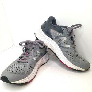 New Balance 840 Women's Size 8.5 NARROW 2A W840GO4 Running Shoes Gray Mauve VGUC